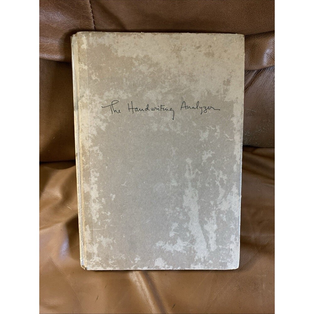 Vintage 1953 THE HANDWRITING ANALYZER Graphology Book, Jerome S. Meyer, HC, OOP